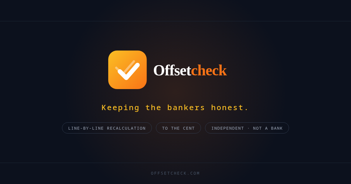 Offsetcheck