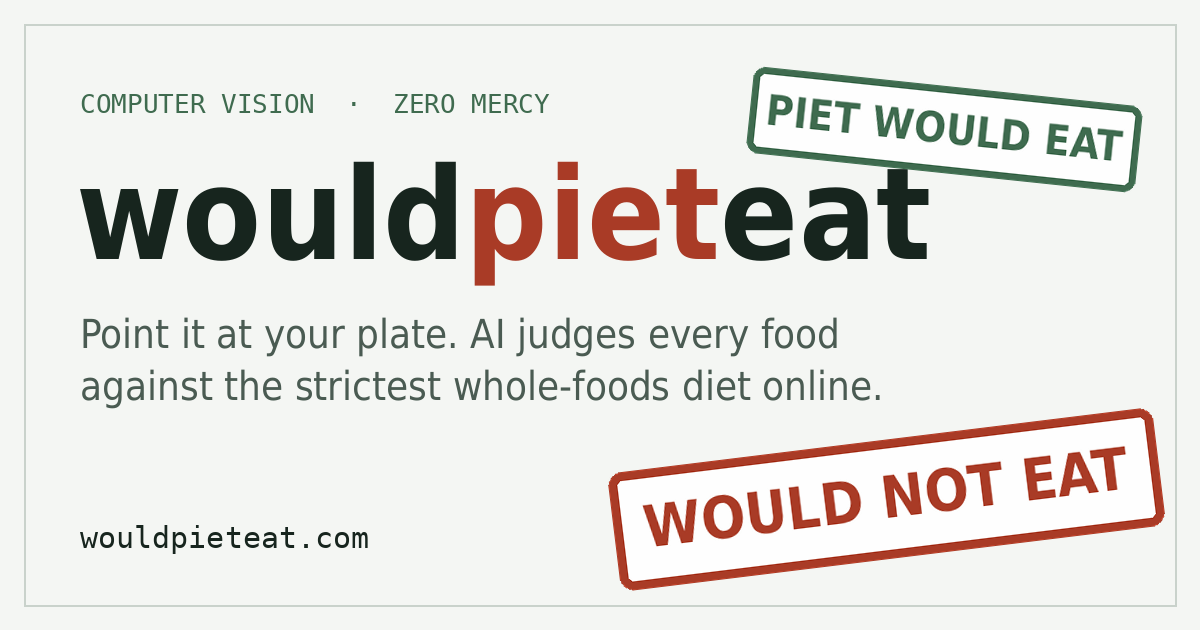 WouldPietEat